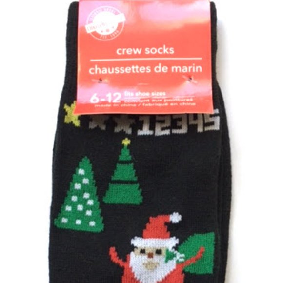 Mens Santa Snowman Christmas Socks - Picture 4 of 5